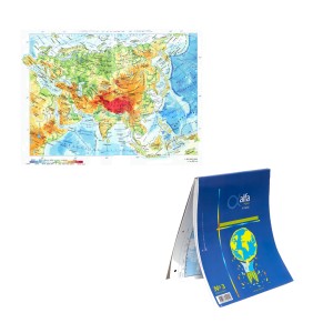 ALFA MAPAS N°5 x 20u ASIA FISICO POLITICO